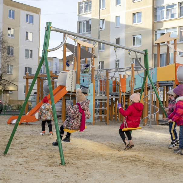 004155 - Качели двойные - фото пример 1