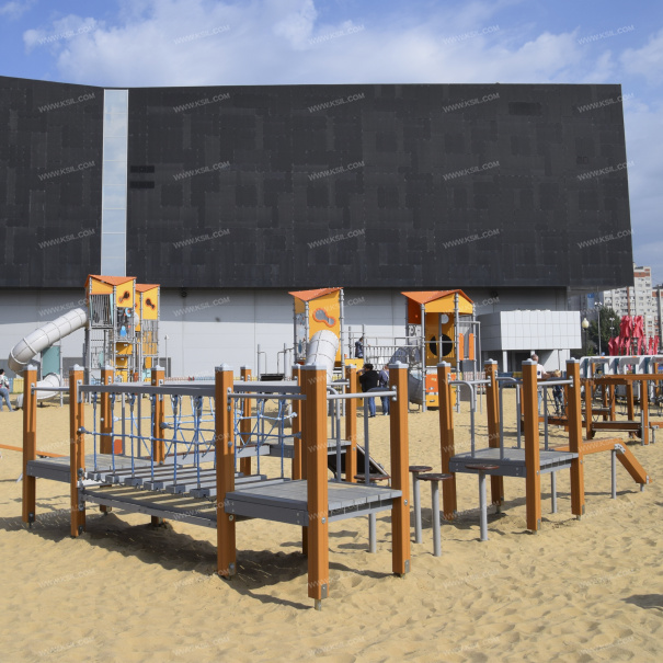 006318 - Детский спортивный комплекс «Мостики с переправой и бумом» - фото пример 1