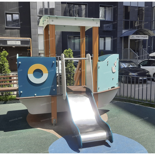 004428 - Детский игровой комплекс «Кораблик» - фото пример 1