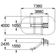 План-схема: 004222 - Горка на склоне