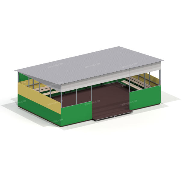 004380 - Теневой навес 5х8 - детальное фото