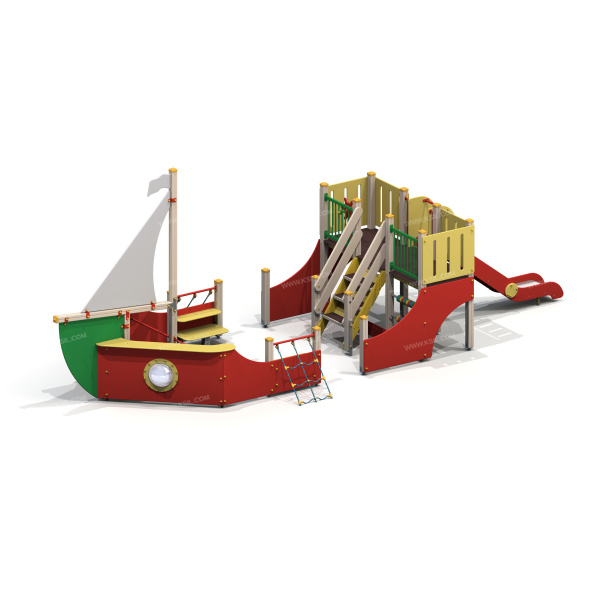 005125 - Детский игровой комплекс «Парусник» - детальное фото