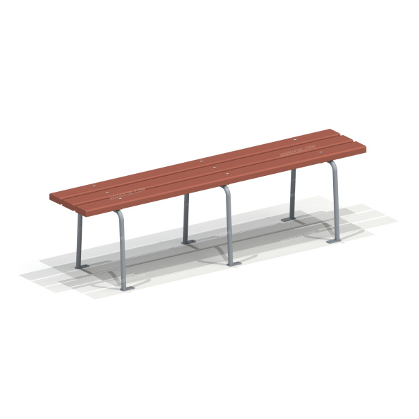 002212 - Скамья садово-парковая - детальное фото