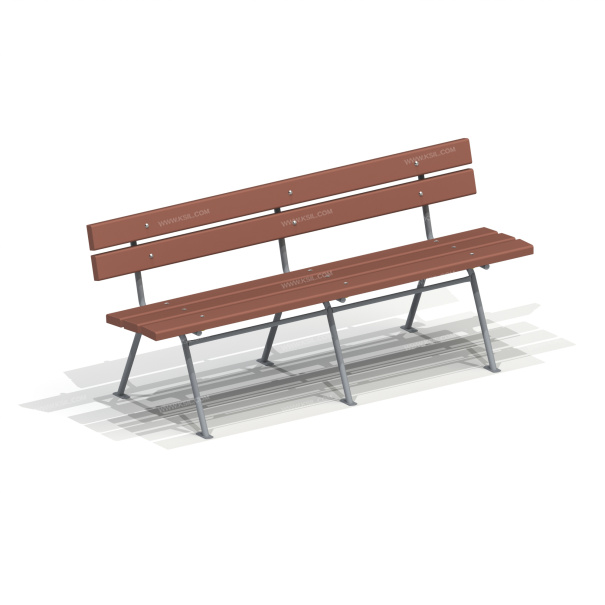 002211 - Диван садово-парковый - детальное фото