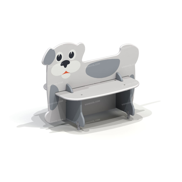 002412 - Скамейка детская «Собачка» - детальное фото