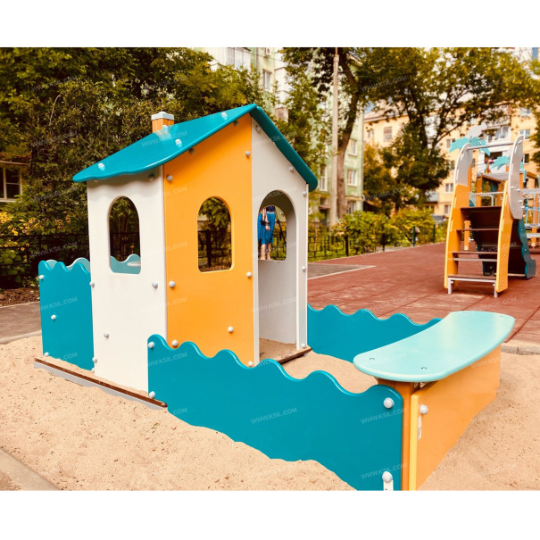 004326 - Домик с песочницей - фото пример 1