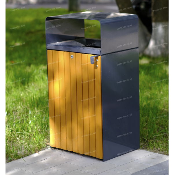 001331 - Урна металлическая откидная - фото пример 1