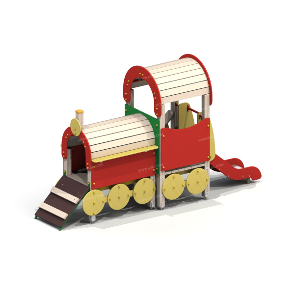 004424 - Детский игровой комплекс «Локомотив» - детальное фото
