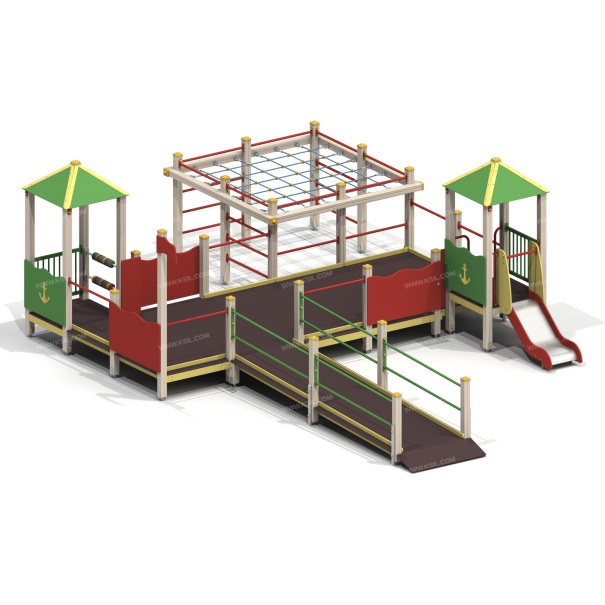 005901 - Детский игровой комплекс для детей с ограниченными возможностями - детальное фото