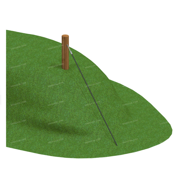 002584 - Столб с канатом - детальное фото