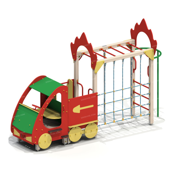 004427 - Детский игровой комплекс «Пожарная машина» - детальное фото