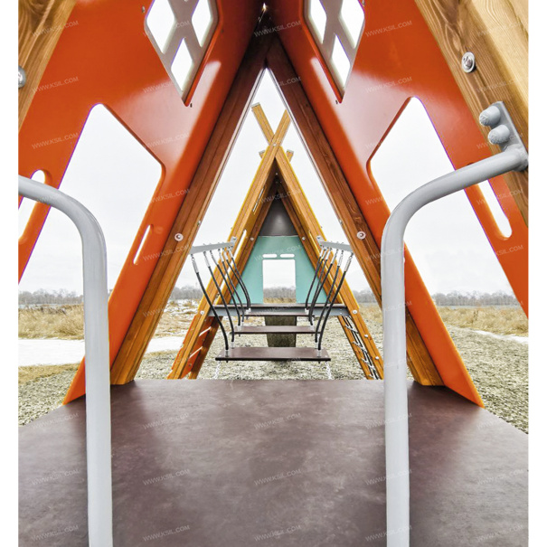 005426 - Детский игровой комплекс «Домики» - фото пример 1