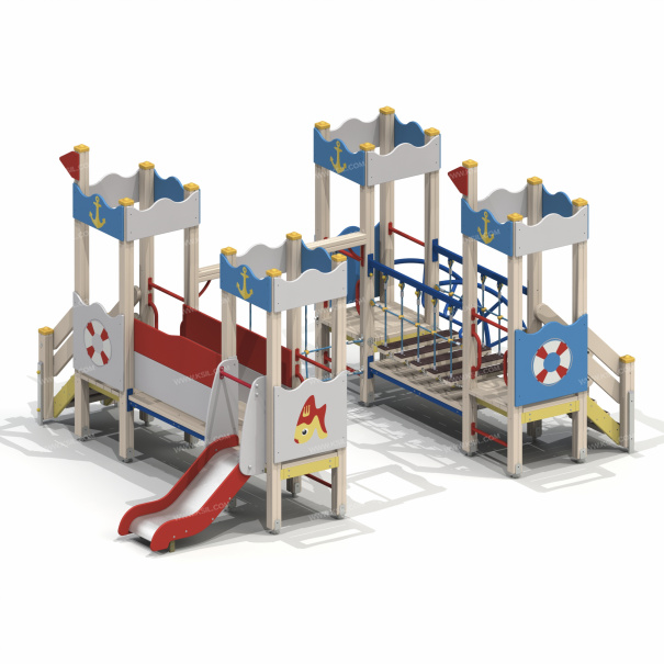 005281 - Детский игровой комплекс «Золотая рыбка» - детальное фото