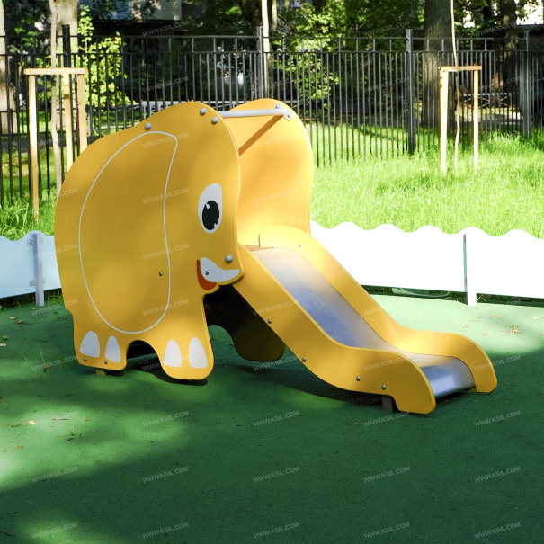 004218 - Горка «Слоненок» Н пл.=0,6 м - фото пример 2