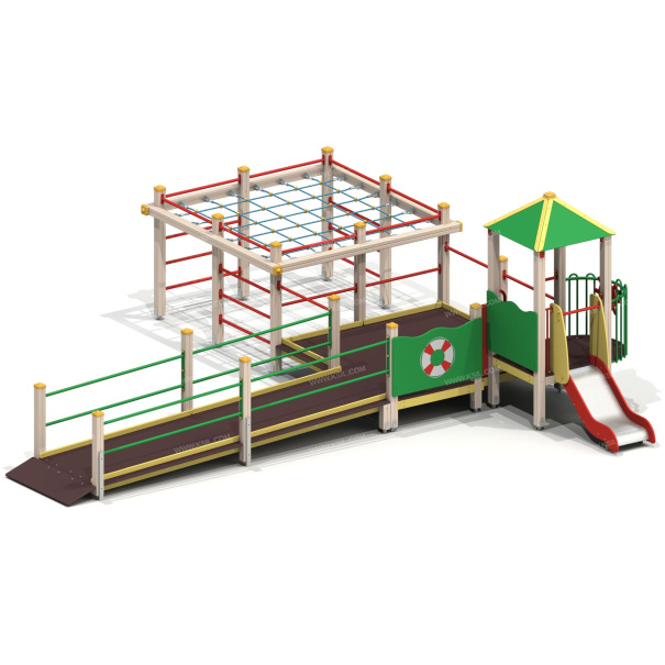 005902 - Детский игровой комплекс для детей с ограниченными возможностями - детальное фото