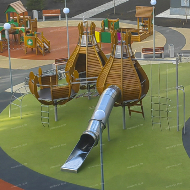 005322 - Детский игровой комплекс «Тюльпаны» - фото пример 2