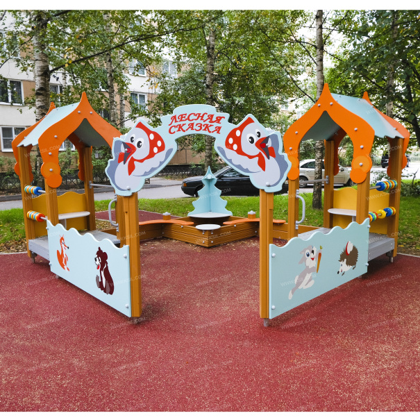 004270 - Песочный дворик «Лесная сказка» - фото пример 3