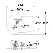 План-схема: 005400 - Детский игровой комплекс