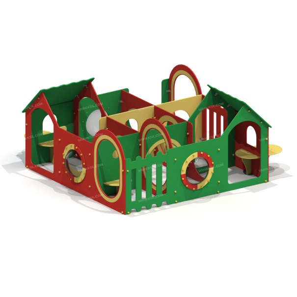004399 - Домик - лабиринт 9 секций - детальное фото