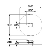 План-схема: 002406 - Скамейка детская «Черепаха»