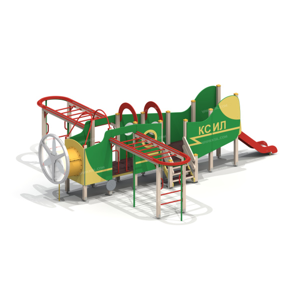 004435 - Детский игровой комплекс «Самолёт» - детальное фото