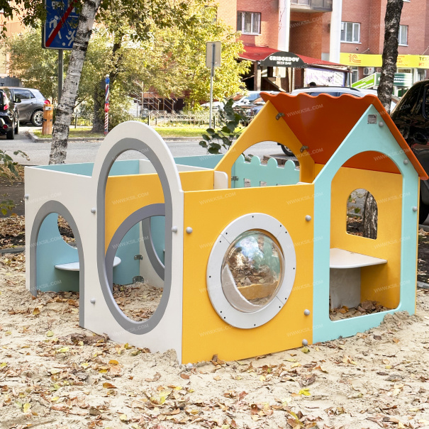 004397 - Домик-лабиринт 4 секции - фото пример 1