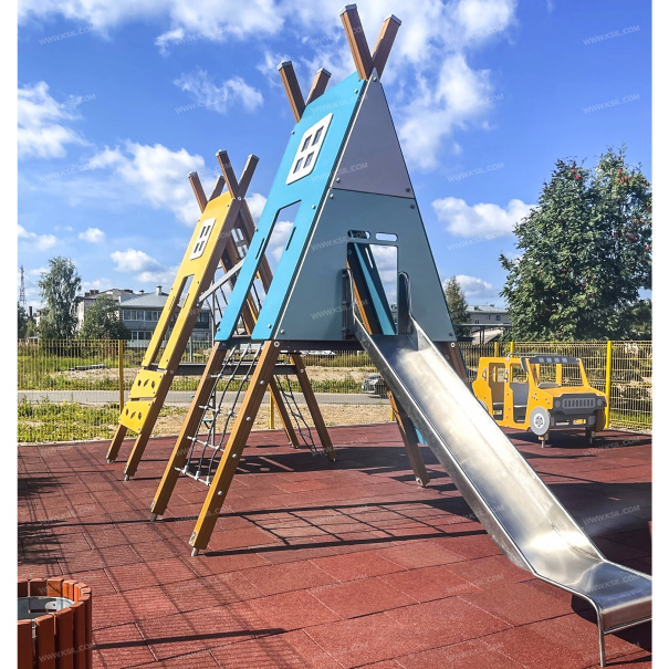 005426 - Детский игровой комплекс «Домики» - фото пример 7