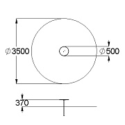 План-схема: 004291 - Столик для песочницы