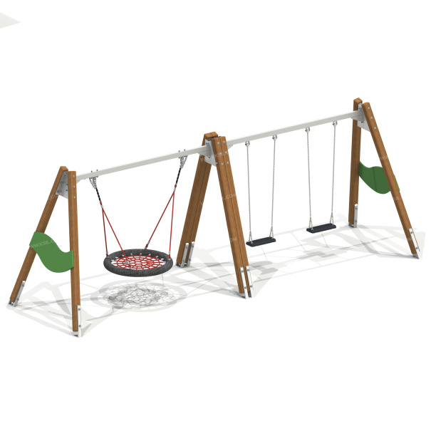 004147 - Качели двухсекционные - детальное фото