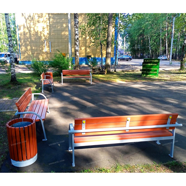 002205 - Диван садово-парковый - фото пример 1