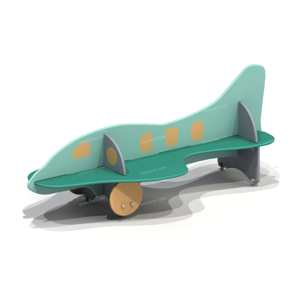 002408 - Скамейка детская «Самолет» - детальное фото