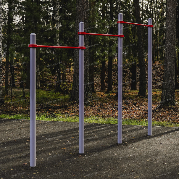 006434 - Турник тройной - фото пример 1