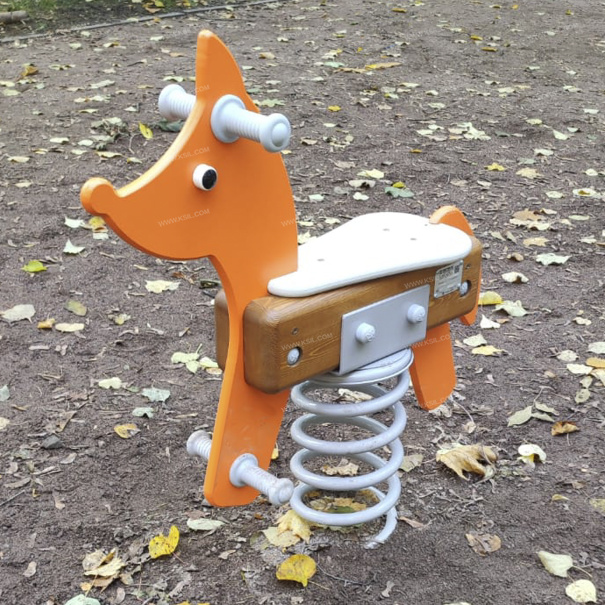 004181 - Качалка на пружине «Лисичка» - фото пример 3