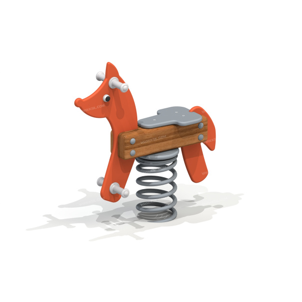 004181 - Качалка на пружине «Лисичка» - детальное фото