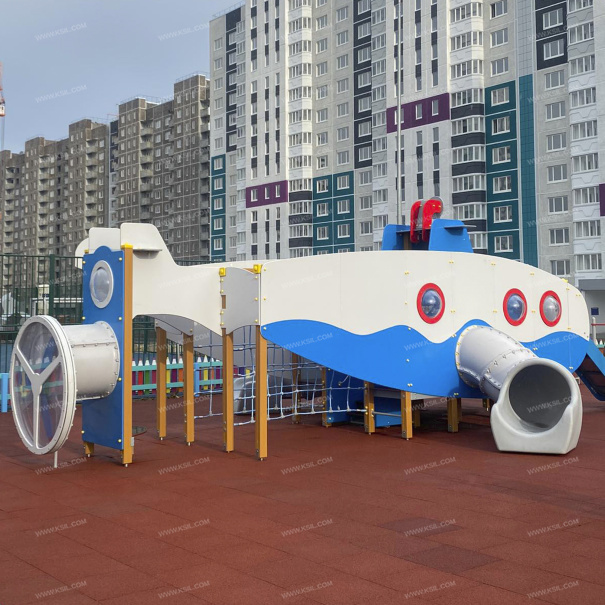 004440 - Детский игровой комплекс «Подводная лодка» - фото пример 2