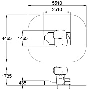 План-схема: 004328 - Домик с песочницей