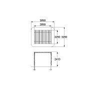 План-схема: 002629 - Пергола