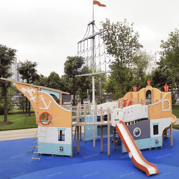 005688 - Детский игровой комплекс «Шхуна» - фото пример 1