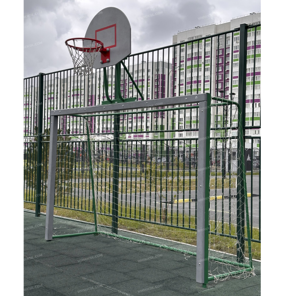 006603 - Гандбольные ворота с баскетбольным щитом - фото пример 6