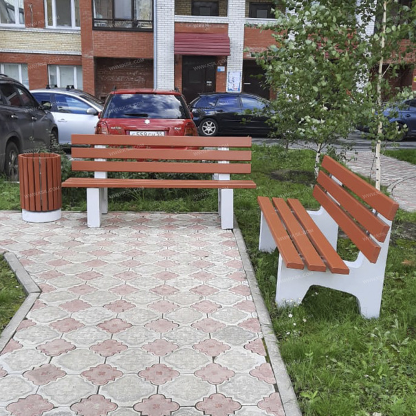 002105 - Диван садово-парковый - фото пример 1