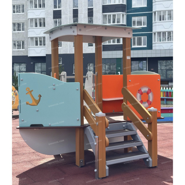 004428 - Детский игровой комплекс «Кораблик» - фото пример 3