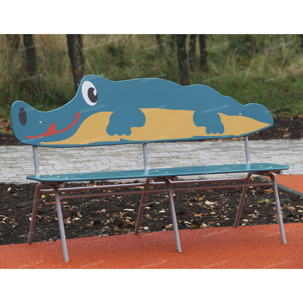 002403 - Скамейка детская «Крокодил» - фото пример 2