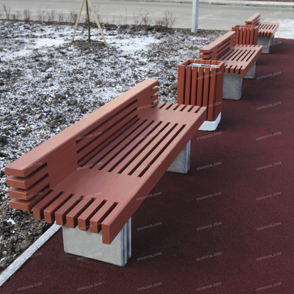 002101 - Диван садово-парковый - фото пример 2