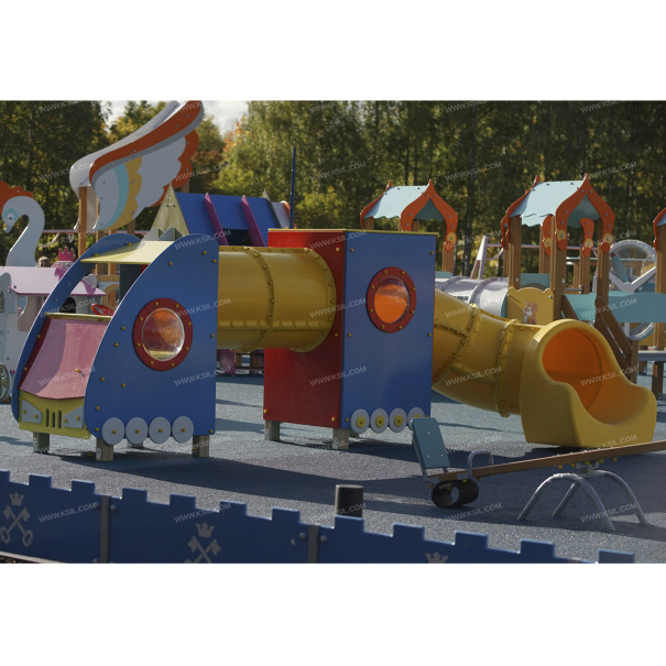 004401 - Детский игровой комплекс «Луноход с прицепом» - фото пример 1