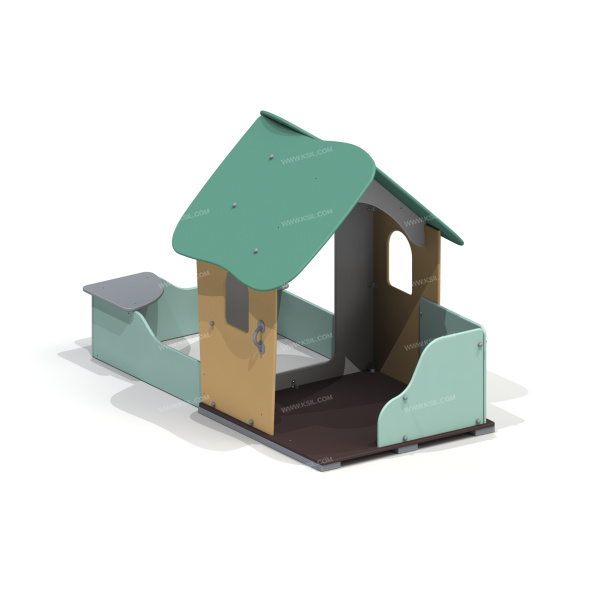 004328 - Домик с песочницей - детальное фото