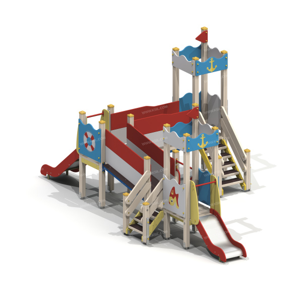 005282 - Детский игровой комплекс «Золотая рыбка» - детальное фото