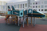 004437 - Детский игровой комплекс «Военный самолёт» - фото превью 1
