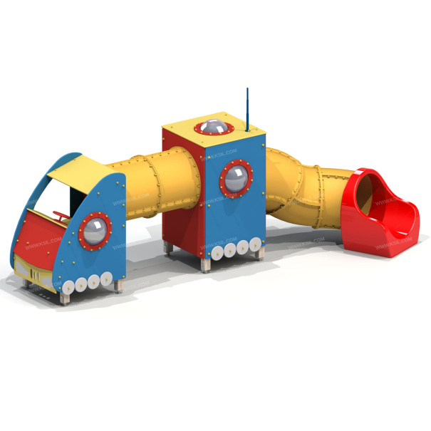 004401 - Детский игровой комплекс «Луноход с прицепом» - детальное фото