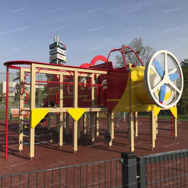 004435 - Детский игровой комплекс «Самолёт» - фото пример 1