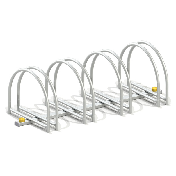 002712 - Стойка для парковки велосипедов оцинкованная - детальное фото